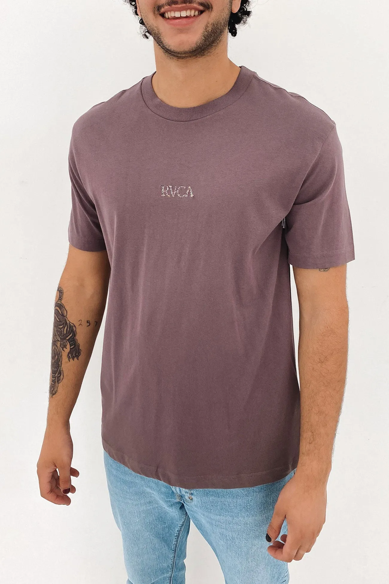 On A Thread Short Sleeve Tee Dark Plum