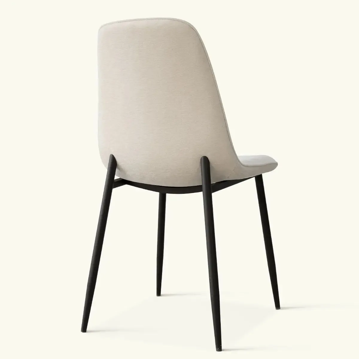 Oslo Modern Chenille Dining Chair with Metal Legs (Set of 4)