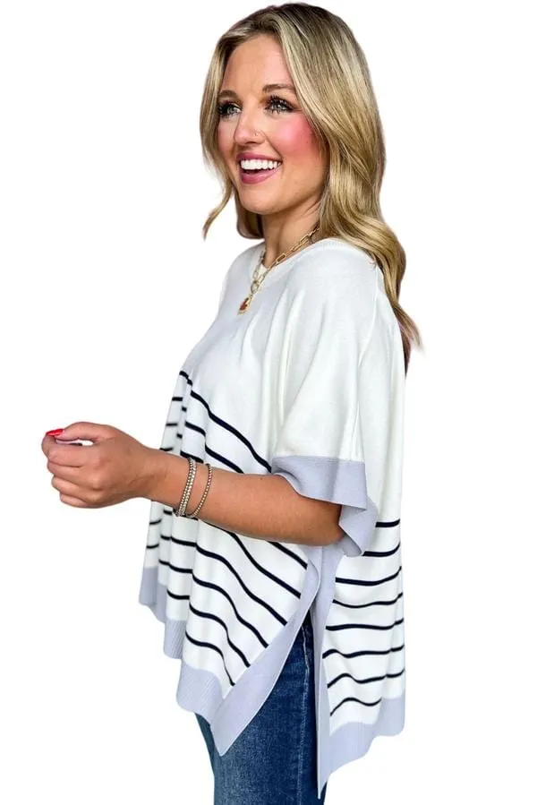 Oversized Stripe Top