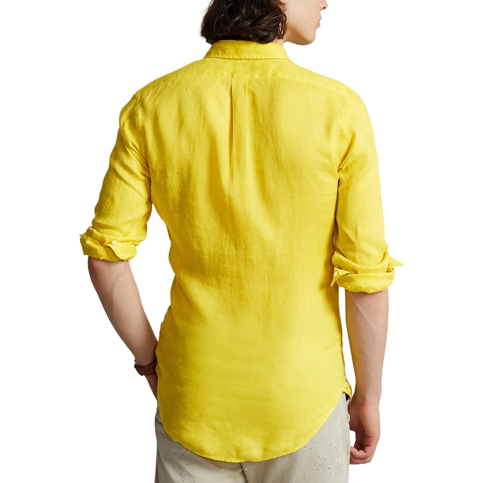 Polo Ralph Lauren - Custom Fit Linen Shirt - Lemon