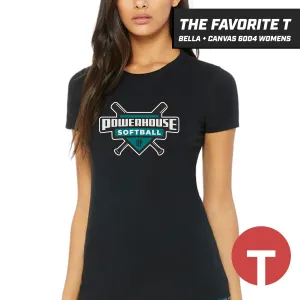 Powerhouse Softball - Bella Canvas 6004 Womens "Favorite T"