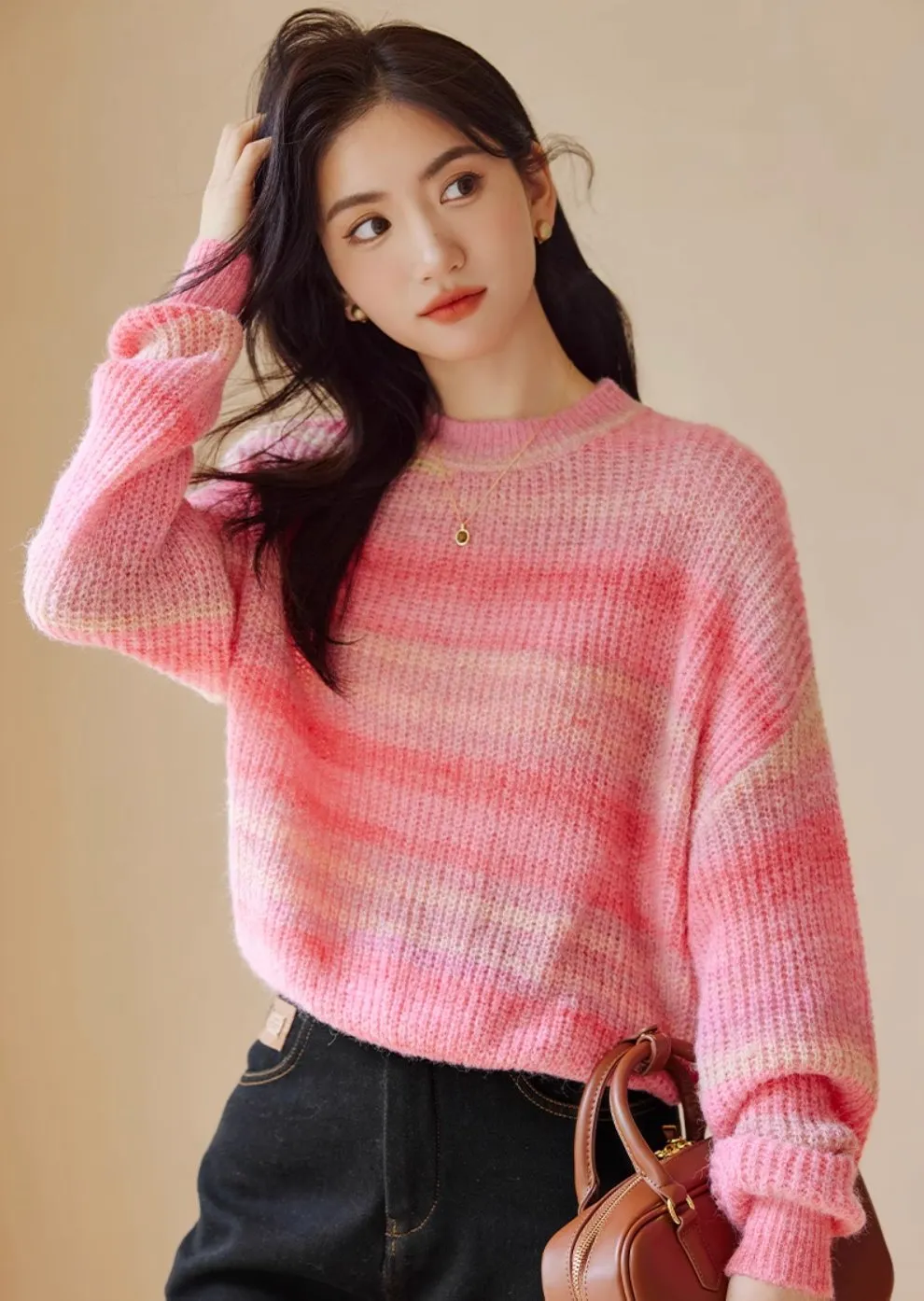 Rainbow Gradation Sweater