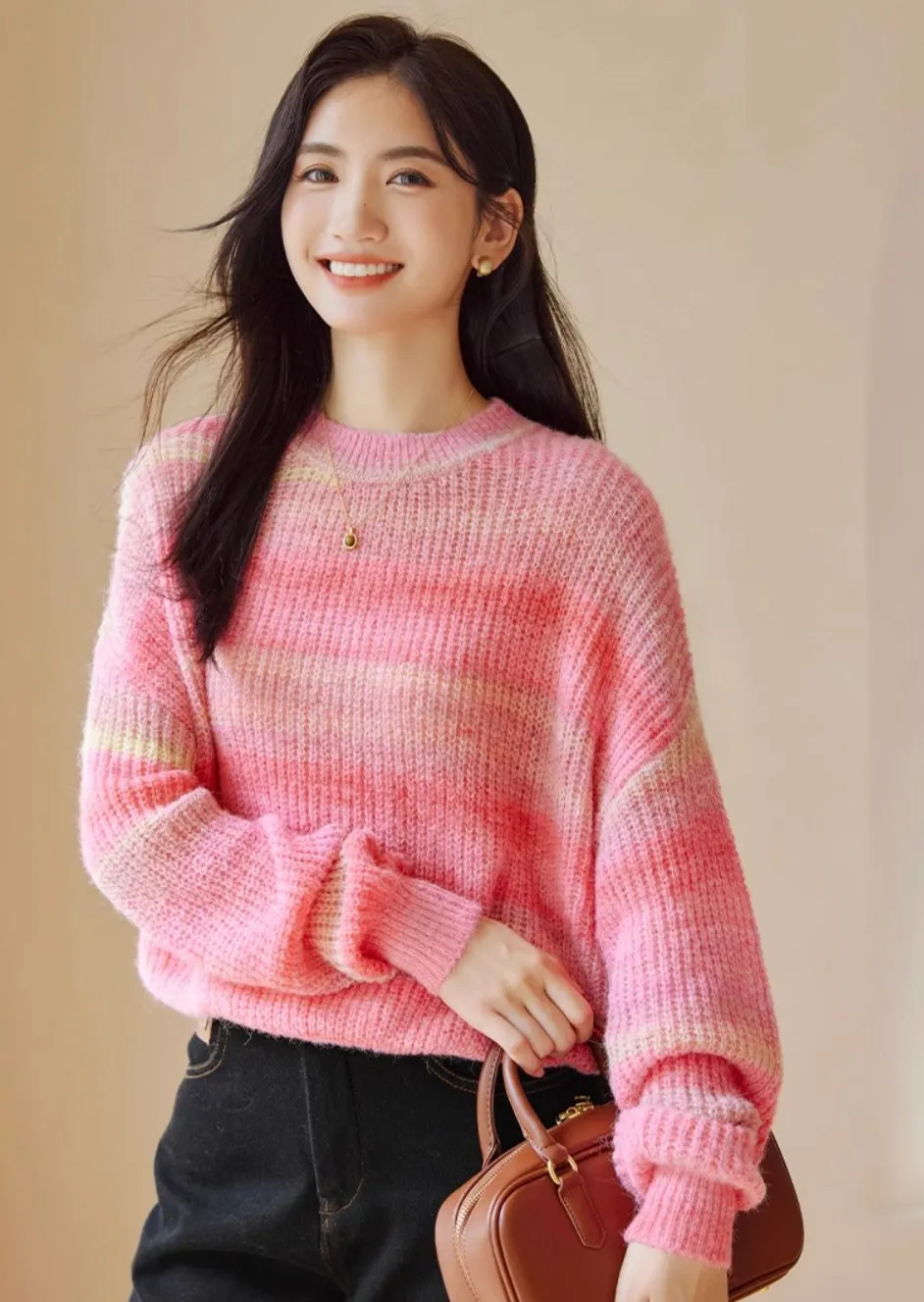 Rainbow Gradation Sweater