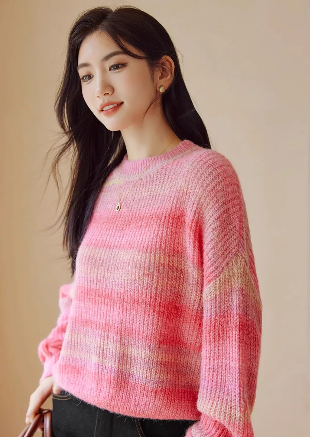 Rainbow Gradation Sweater