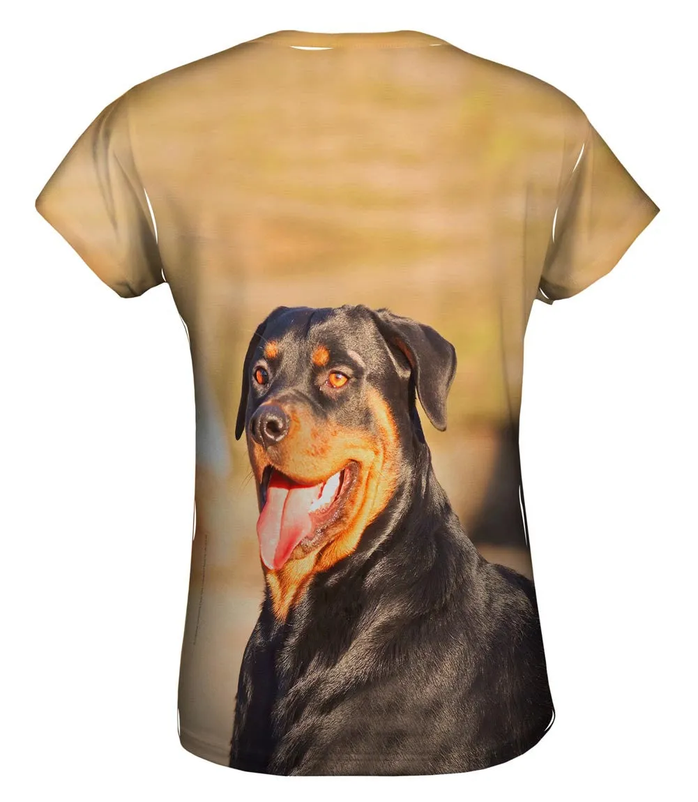 Rottweiler Smiling