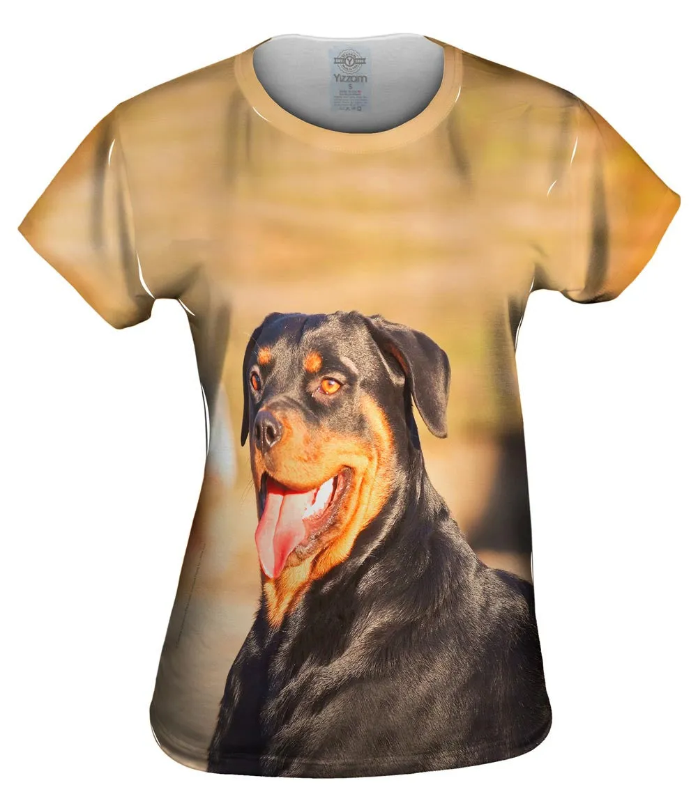 Rottweiler Smiling