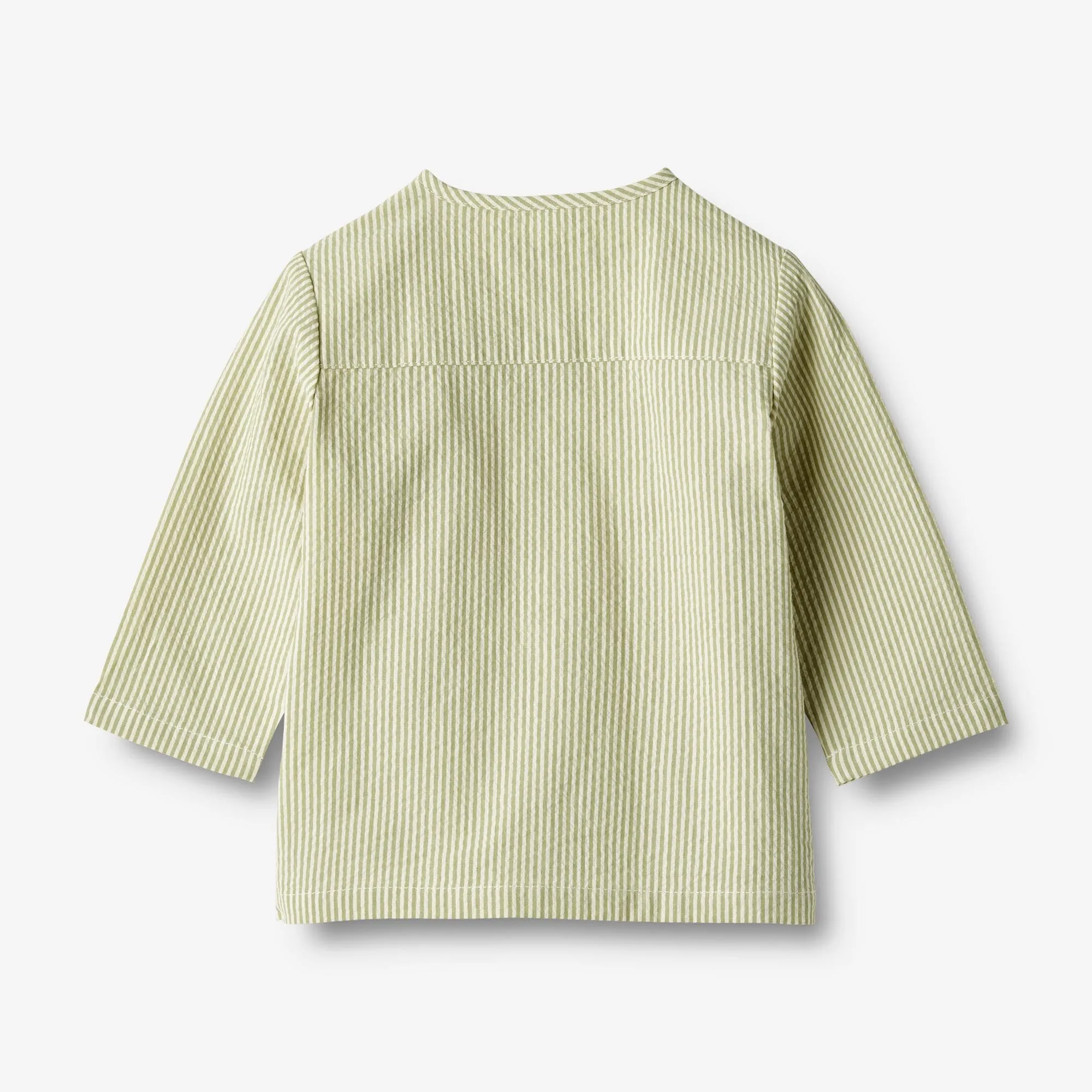 Shirt Embroidery Shelby - green stripe