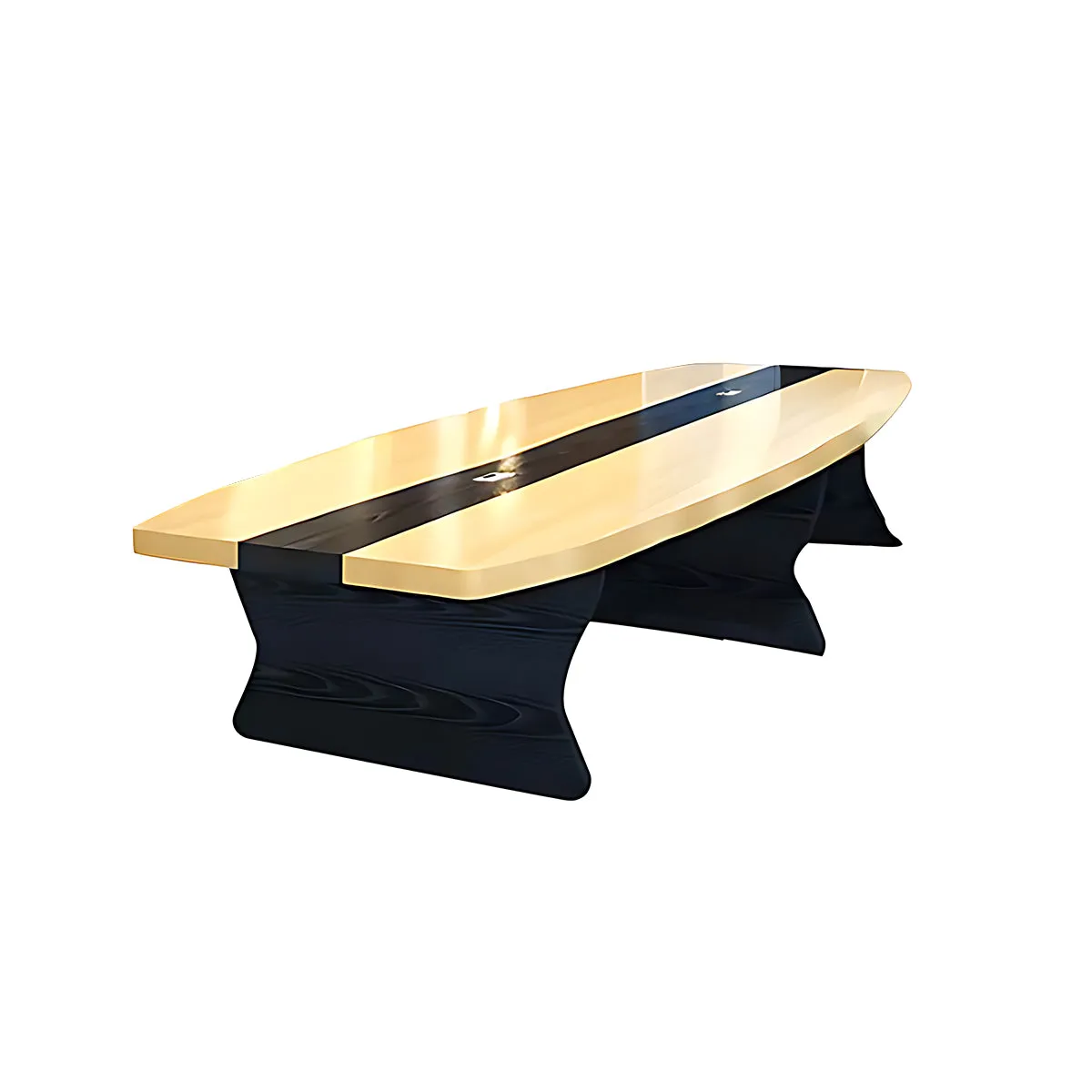 Simple and Stylish Curved Large Conference Table