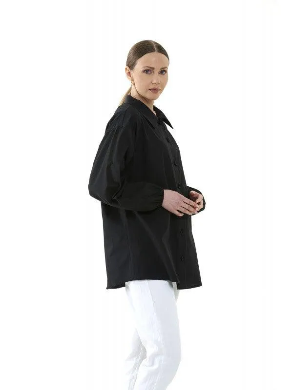 SIMPLE FASHION WOMEN'S LONG SHIRT - 2