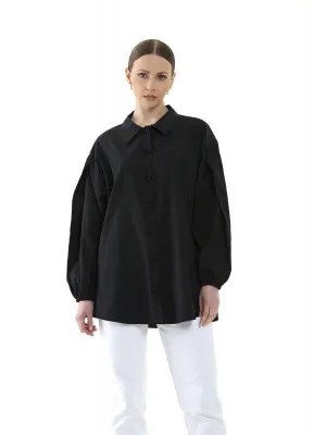 SIMPLE FASHION WOMEN'S LONG SHIRT - 2