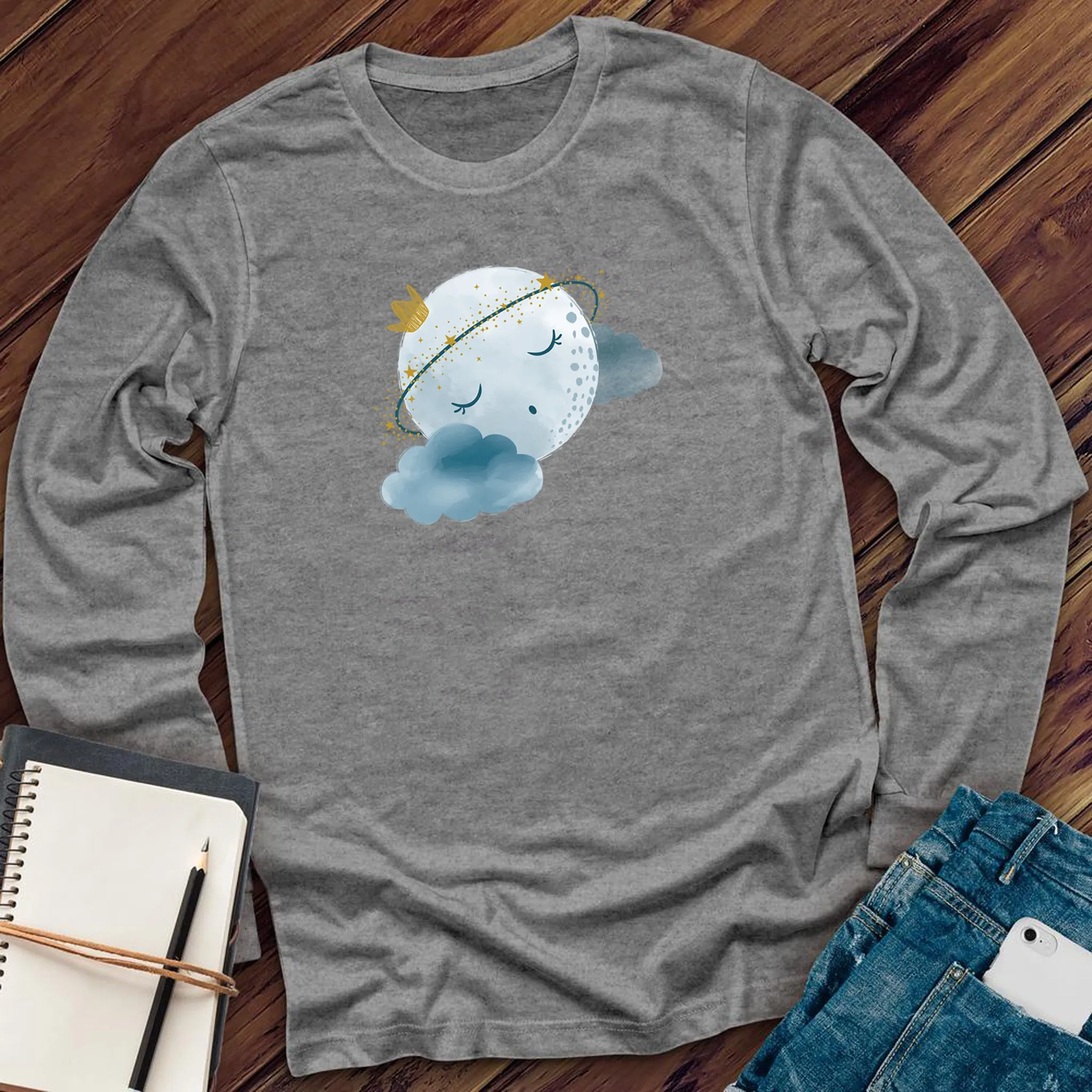 Sleepy Moon Long Sleeve