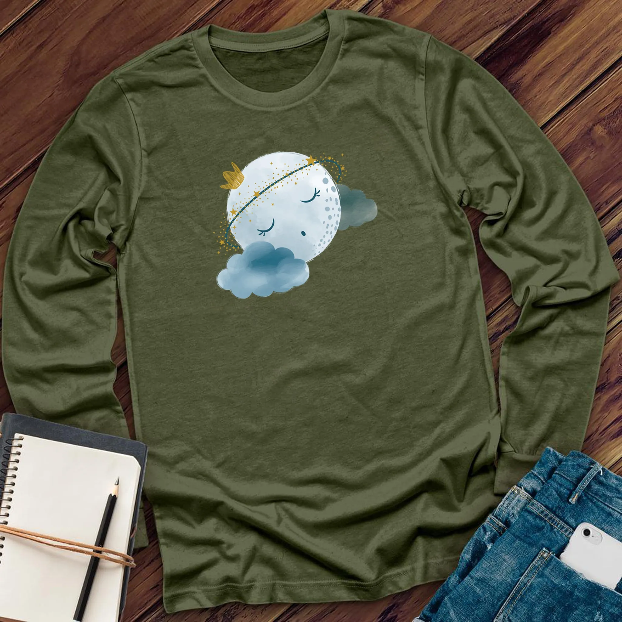 Sleepy Moon Long Sleeve