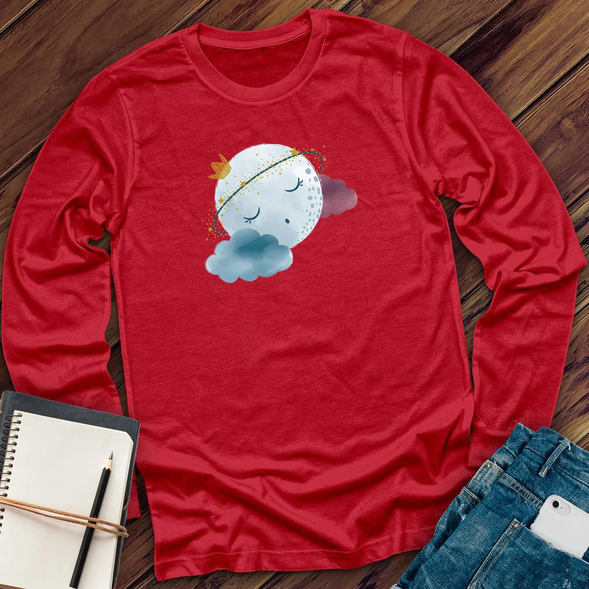 Sleepy Moon Long Sleeve