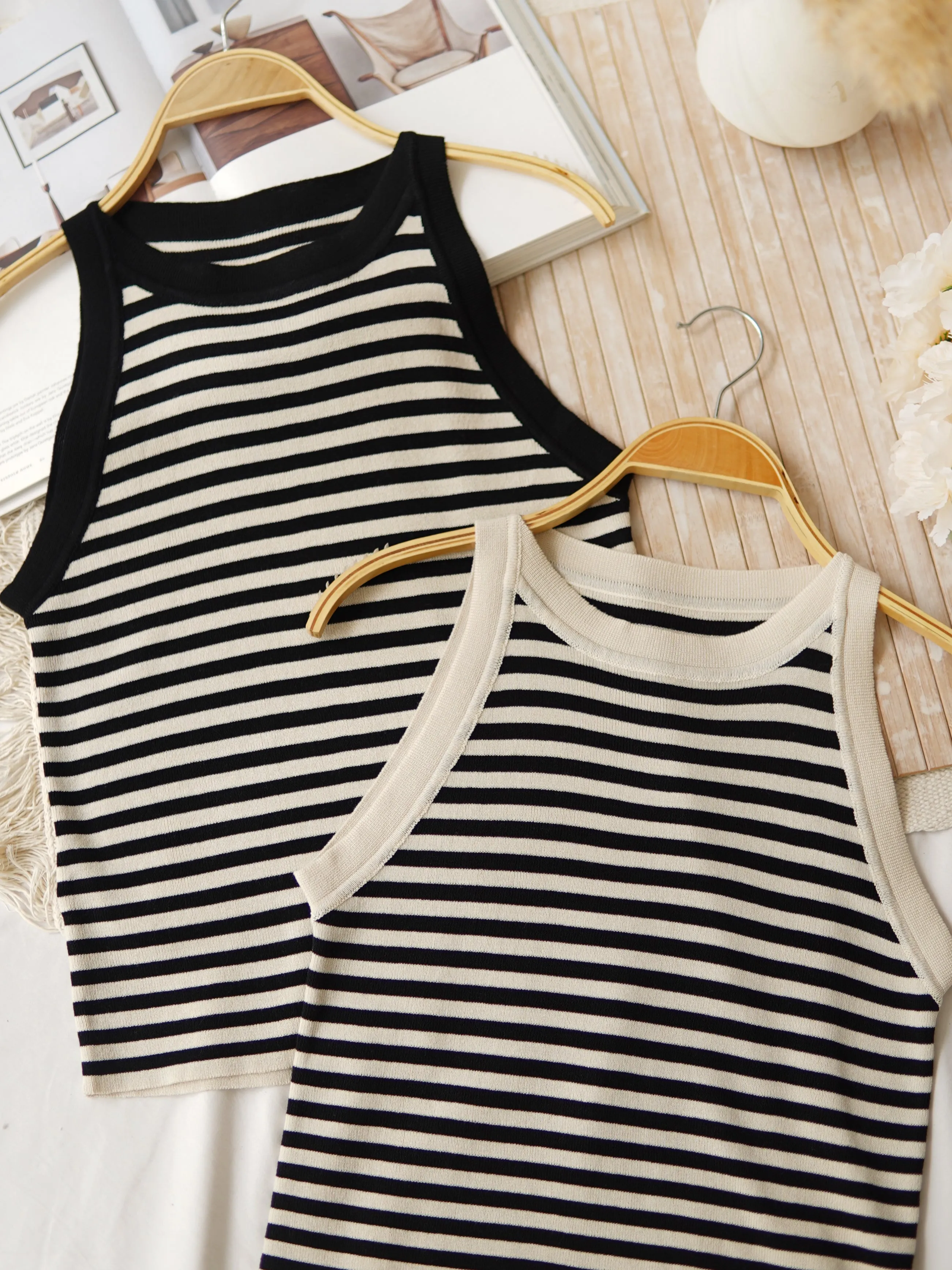 Stripe Halter Tank