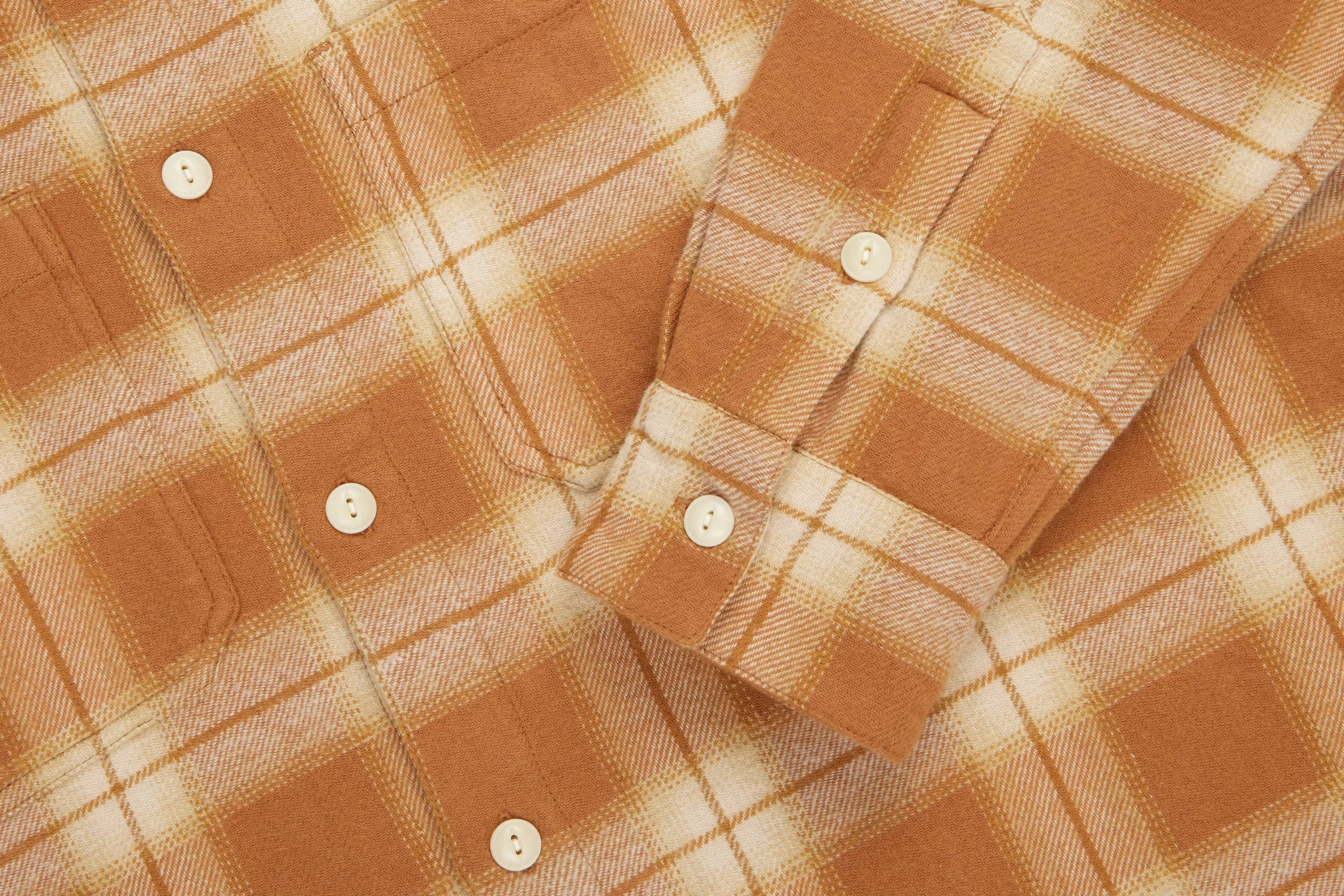 Utility Flannel ~ Amber Plaid