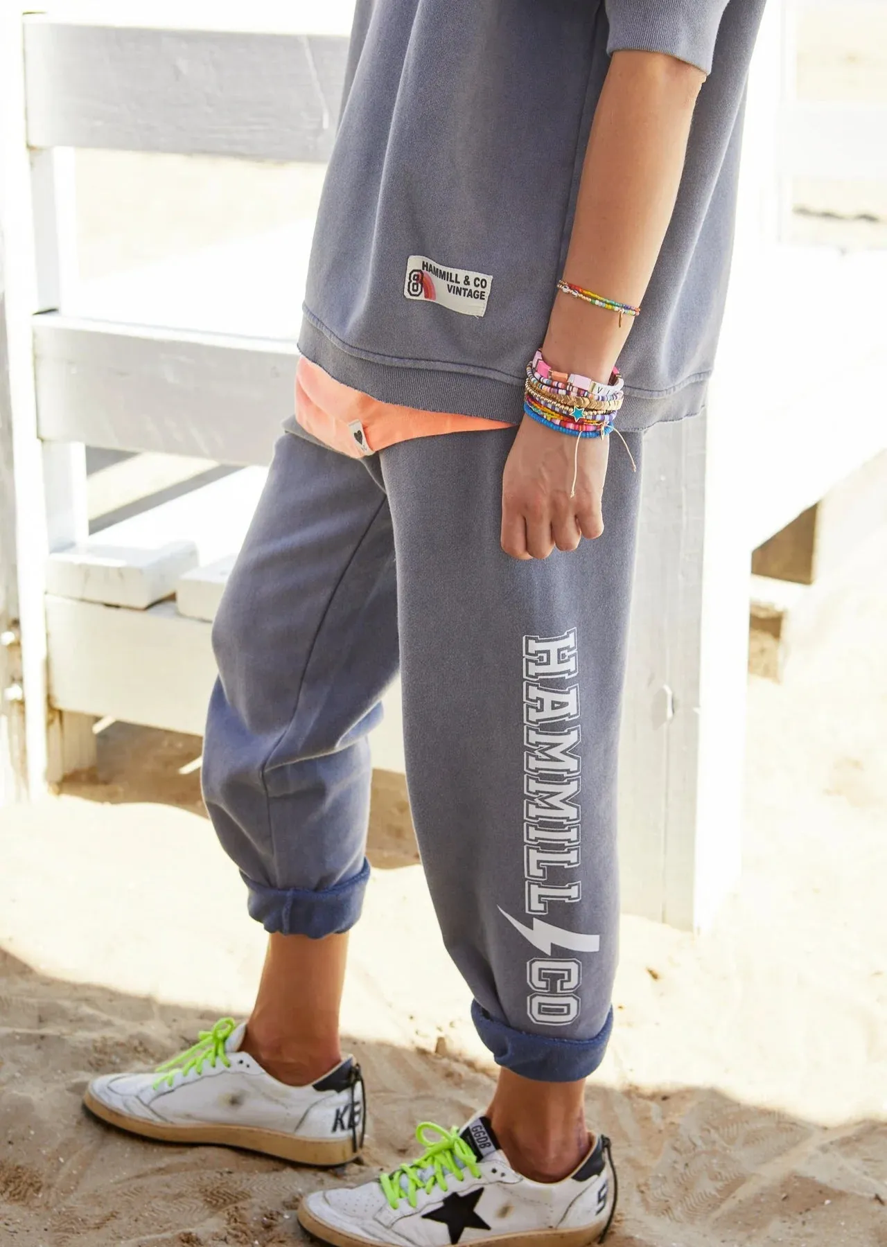 Vintage Faded Navy Trackpant